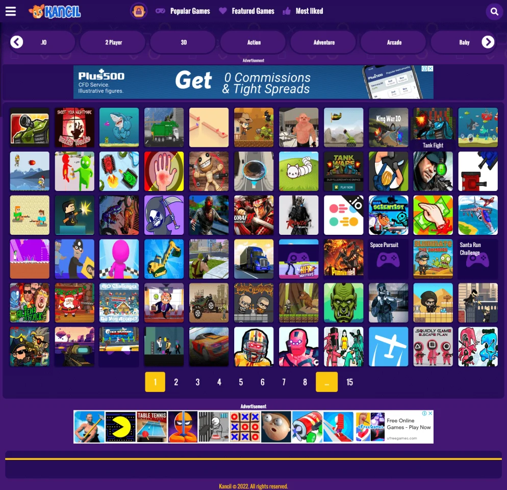 Kancil Theme | CloudArcade - HTML5 / Web Game Portal CMS — screenshot 2