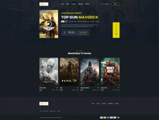 Movie Site Template