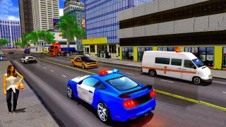 Police Passenger Car Driving Game 3D