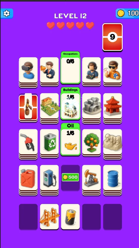 Category Sort Puzzle 2D Unity Game Template — screenshot 5