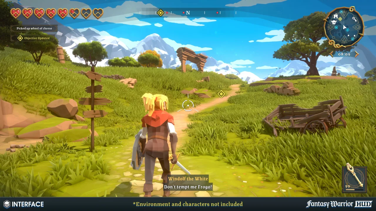 Fantasy Warrior HUD - Synty INTERFACE - GUI — screenshot 8