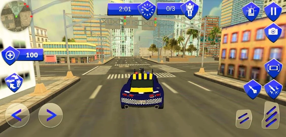 US Police Robot Car Revenge Transform 64 Bit Source Code — screenshot 10