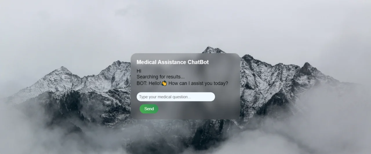 Medical Assistance Chatbot — screenshot 2