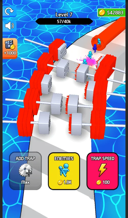 Trap Enemies 3D Trending Game Code Unity — screenshot 3