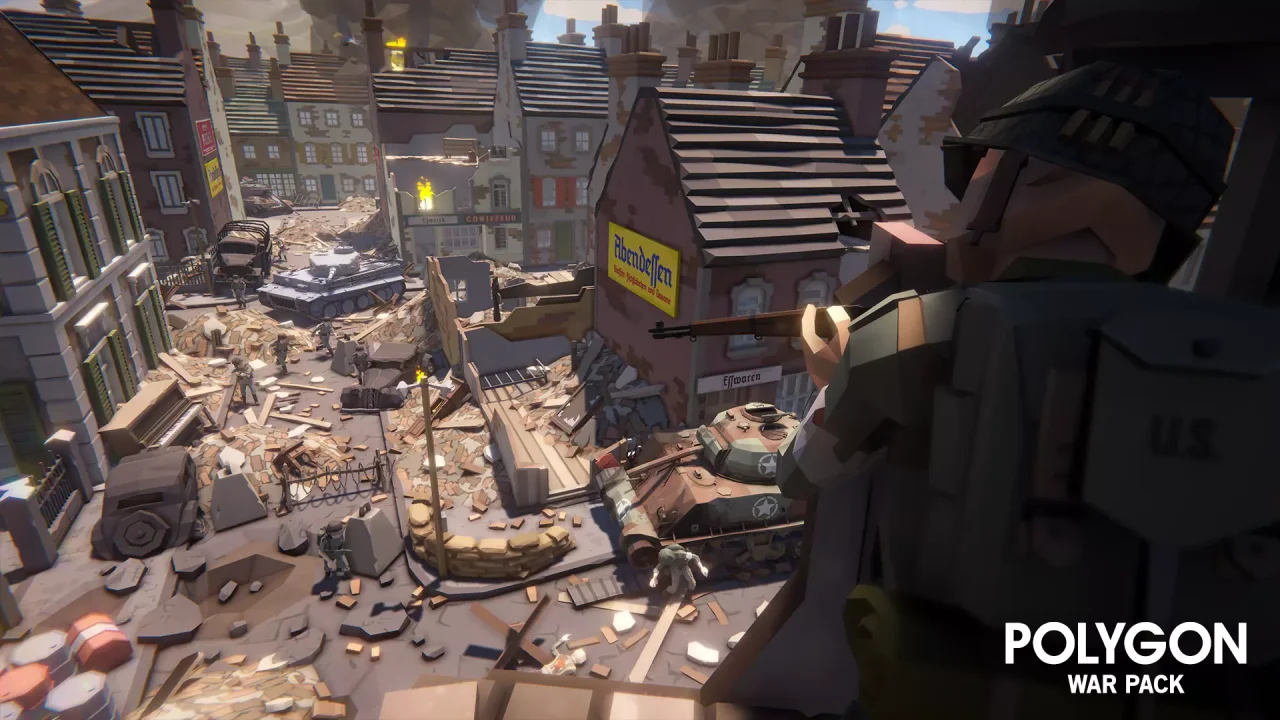 POLYGON War - Low Poly 3D Art by Synty — screenshot 2