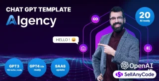 Chat GPT OpenAI - AIgency - SaaS and HTML 5 Version (Last Update 26 June 2023)