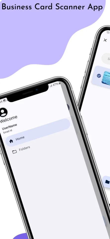 Business Card Scanner App Kotlin OCR + PDF/CSV Export — screenshot 3