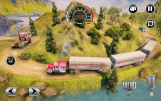 Road Train Truck Driving Sim