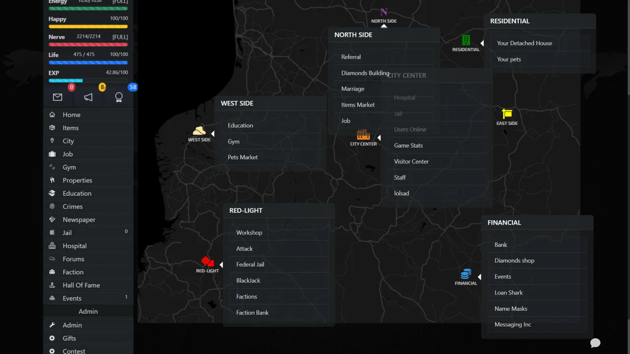 AzHCode - Online Browser Game Platform PHP — screenshot 3