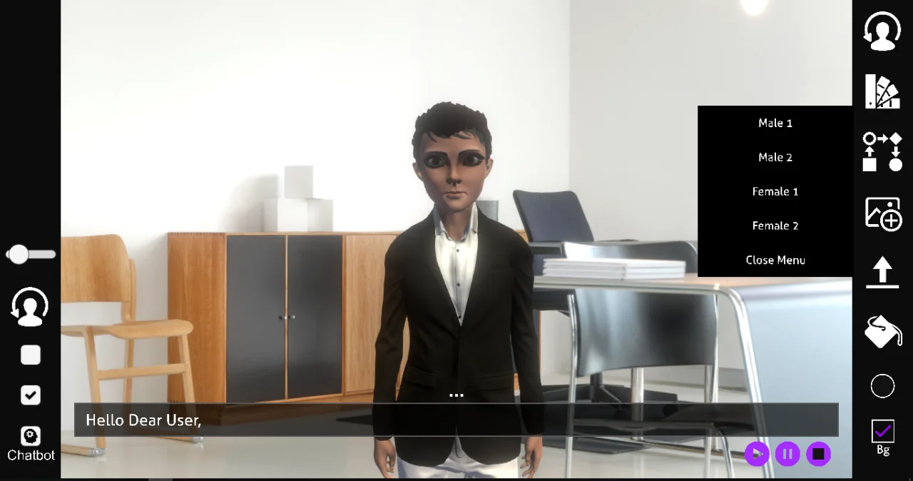 Animstorm 2.0 Chatbot & Spokesperson — screenshot 2