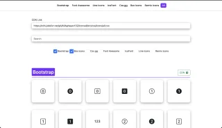 Diverse Collection of 20,000+ Icons