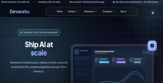 Devanshu AI Infrastructure & ML Platform HTML Template