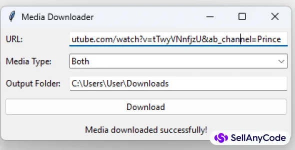YouTube Media and Sound Downloader.