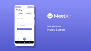 MeetAir - iOS and Android Video Conference App for Live Class, Meeting, Webinar, Online Training