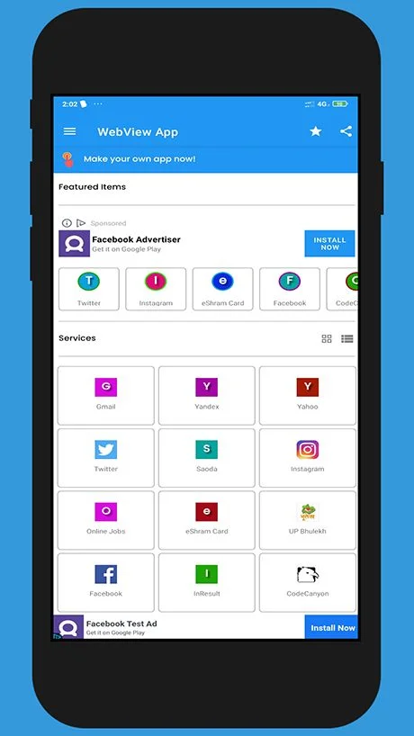 Multi WebView - Web to Android App — screenshot 3