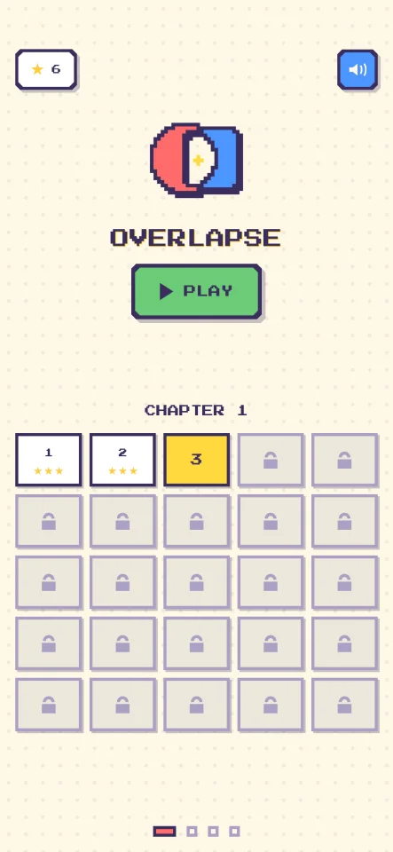 Overlapse - XOR Shape Puzzle Game | Android (Kotlin + Jetpack Compose) — screenshot 1