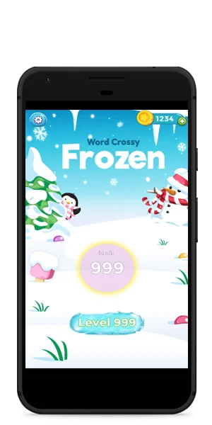 Word Crossy Frozen - Unity Complete Project — screenshot 3