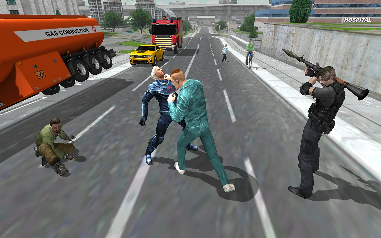Marvelous Flying Super Hero 3D — screenshot 2
