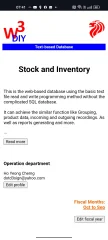 Stock and Inventory