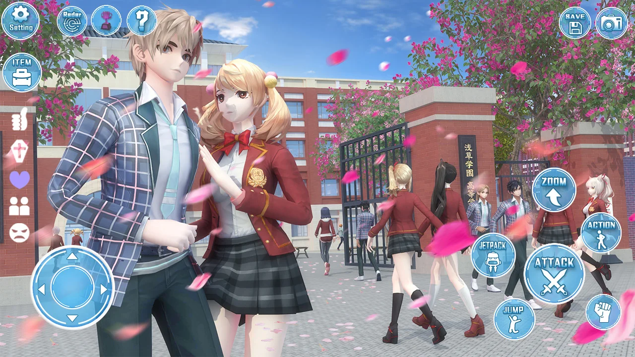 Anime School Girl Dating Sim — screenshot 4