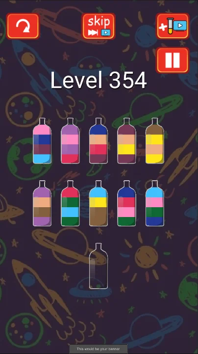 Liquid Sort, Water Sort Puzzle, (Complete Unity Game +Unity Ads) — screenshot 4