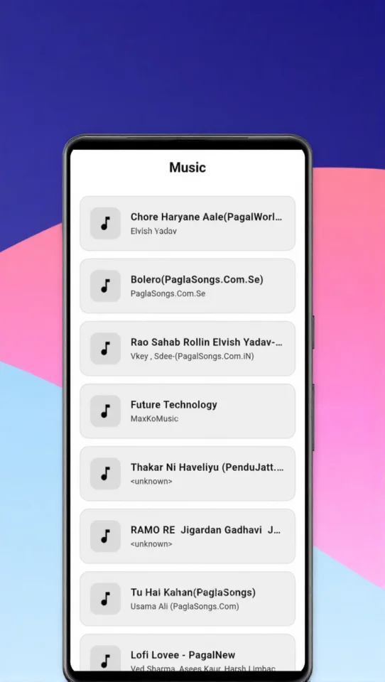 Offline Music Player Flutter App — screenshot 5