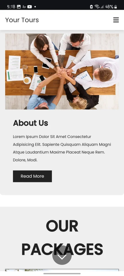 Travel Agency Website — screenshot 5