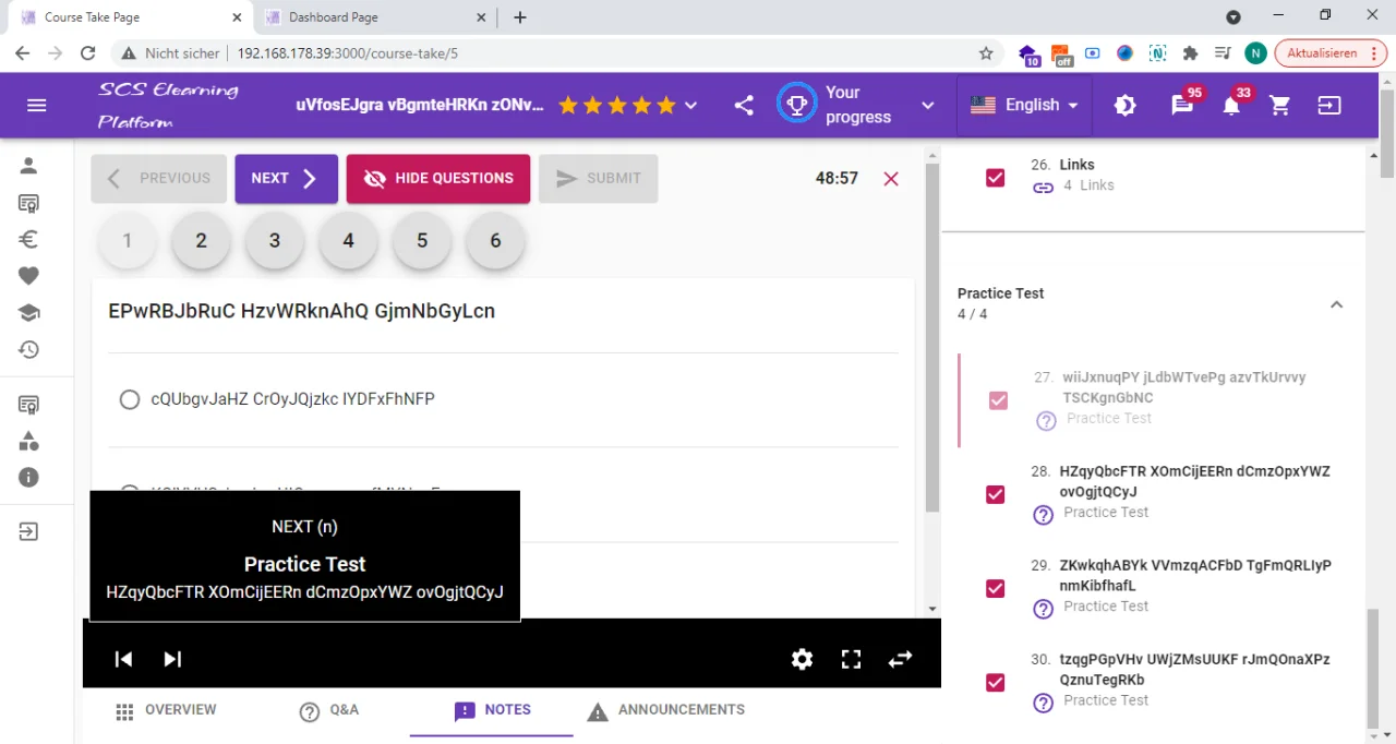 SCS E-Learning — screenshot 4