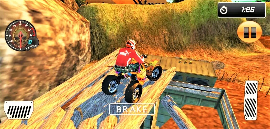Offroad ATV Quad Bike Mania: Mountain Quad Stunt 64 Bit — screenshot 3