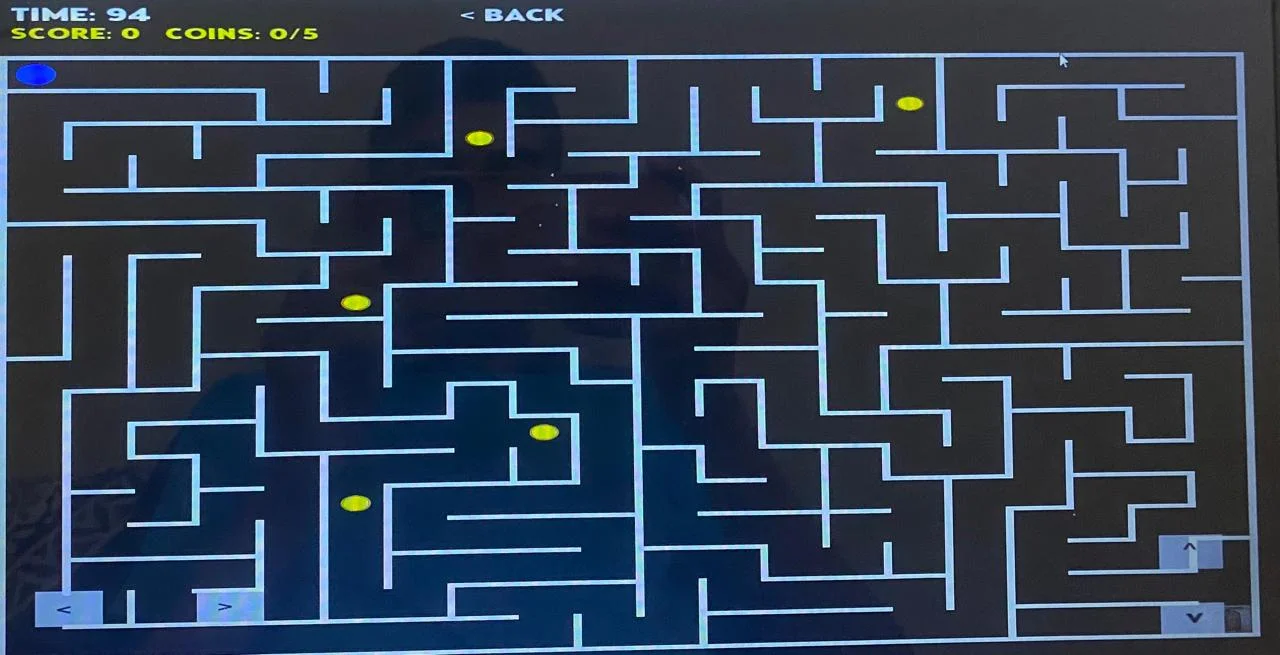 Maze Game in C++ with -10 Levels — screenshot 3