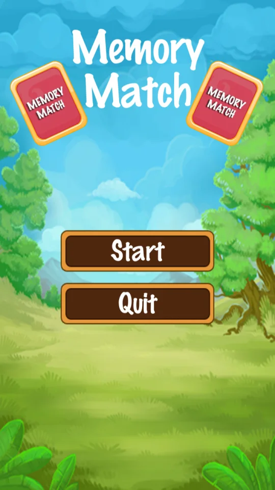 Card Match Memory Kids Games Unity Game Template for Android & iOS + 11 Card Themes — screenshot 2
