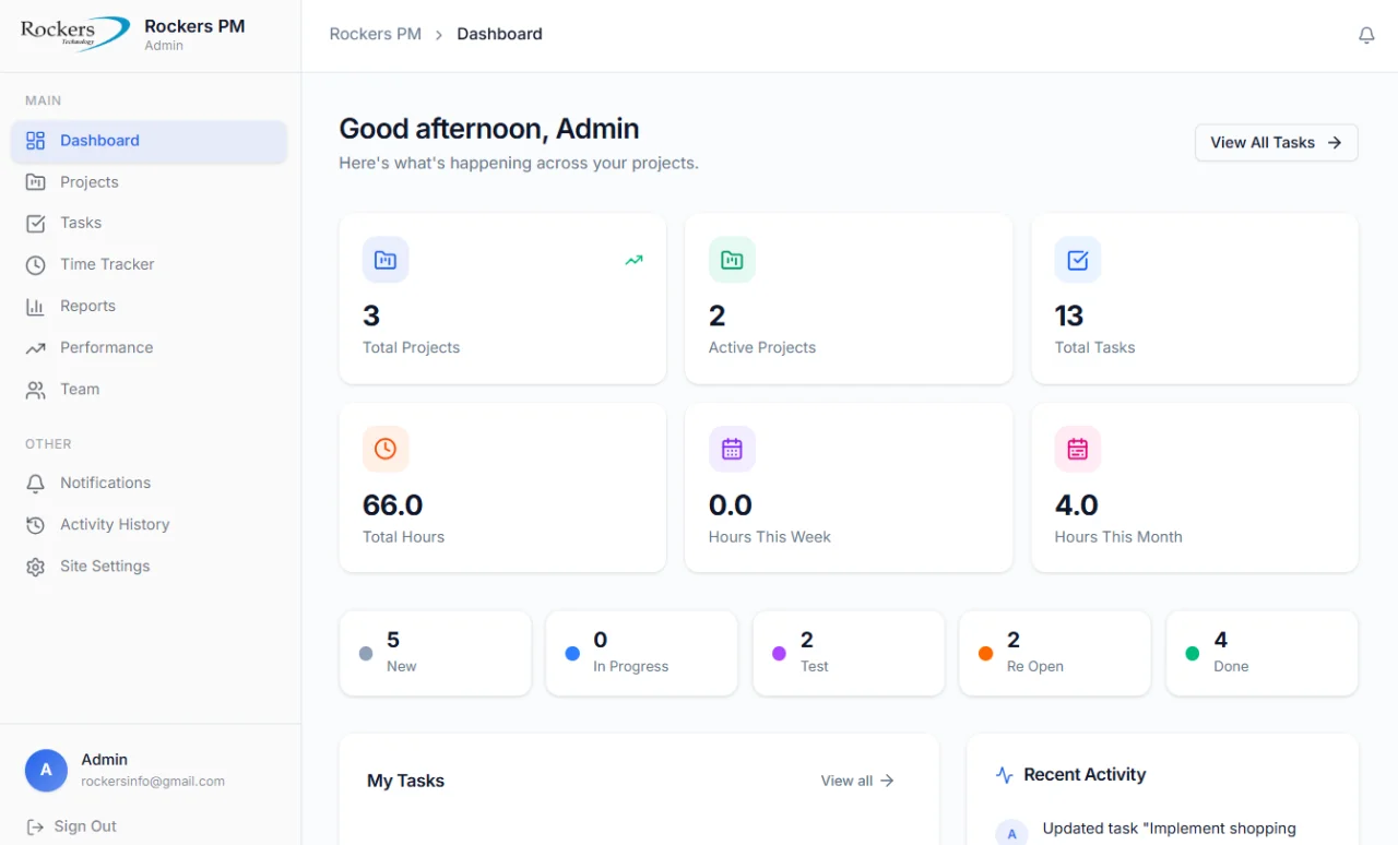 Taskflow: Project Management System — screenshot 5