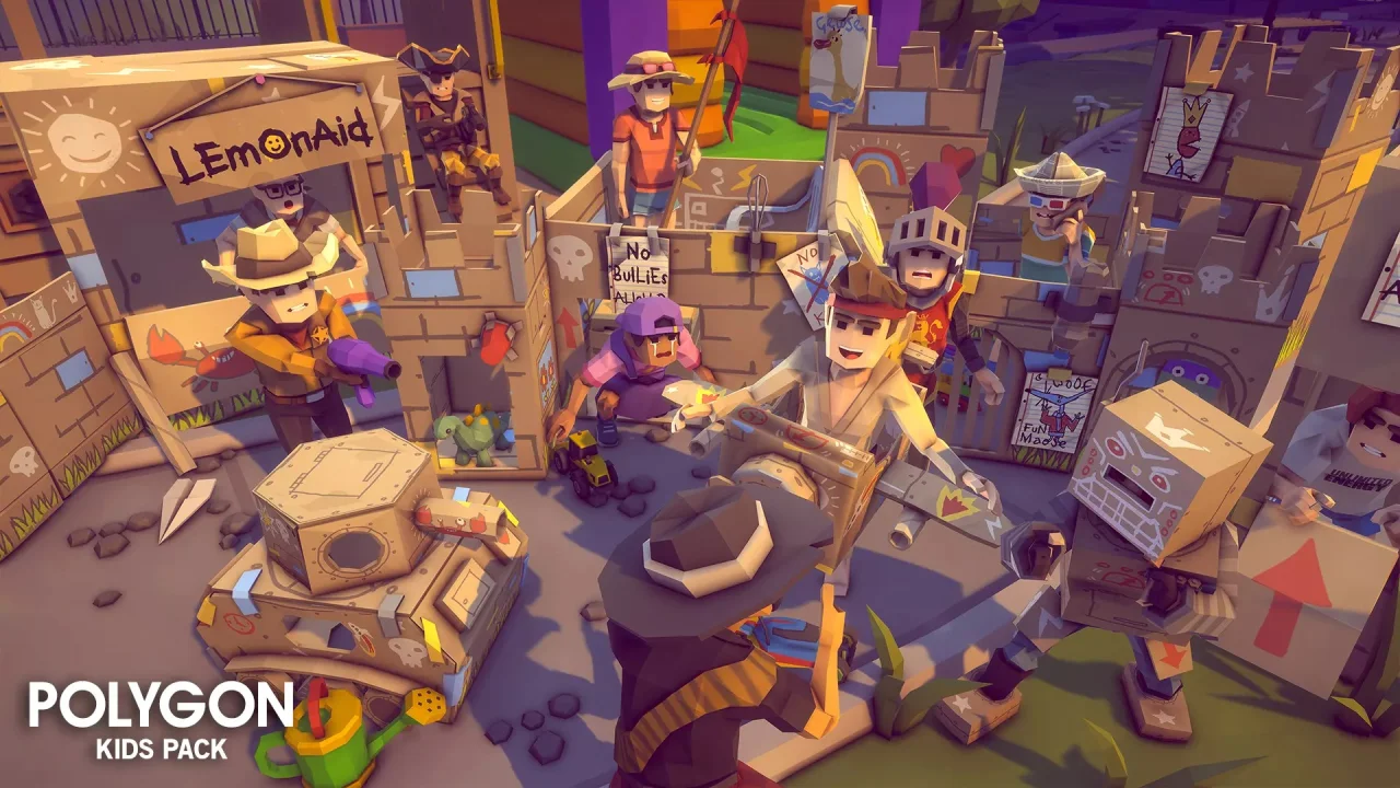POLYGON Kids - Low Poly 3D Art by Synty — screenshot 5