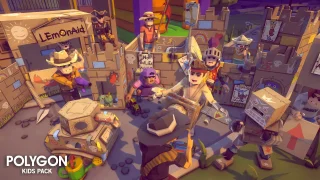 POLYGON Kids - Low Poly 3D Art by Synty