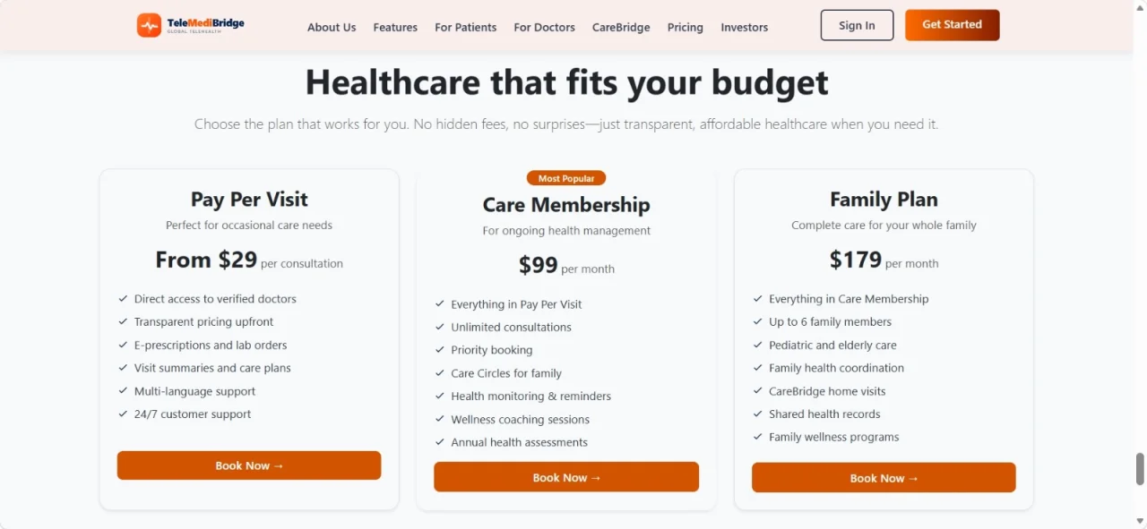 TeleMediBridge Telehealth & Remote Care Management Platform — screenshot 6