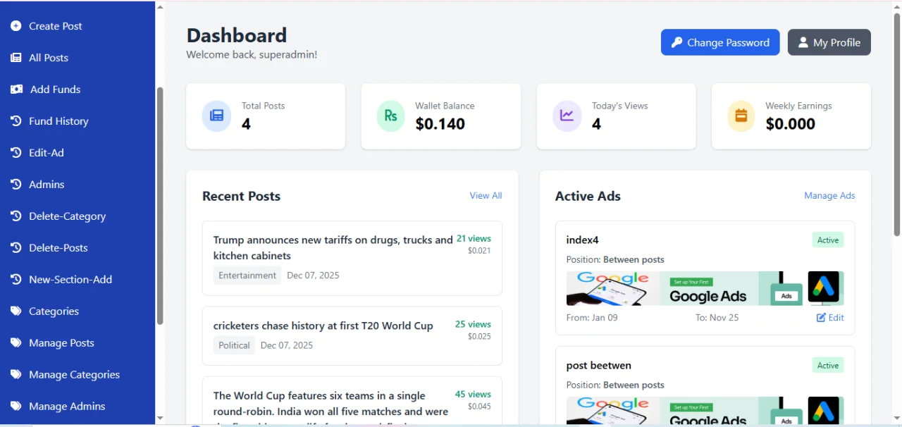 RedRox - Public Post to Earn Money (User Writing Posts News & Blog with Video Newspaper) — screenshot 5