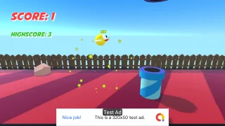 Yellow Bird 3D (Unity+AdMob+Android+iOS)
