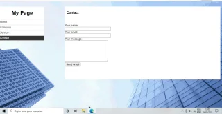 Dynamic HTML Template