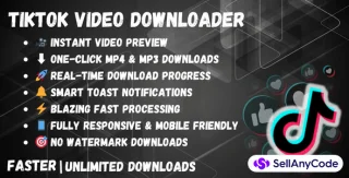 TikTok Video Downloader Without Watermark Pure Frontend Tool