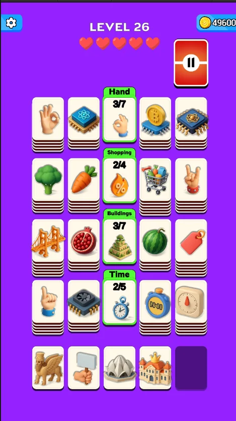 Category Sort Puzzle 2D Unity Game Template — screenshot 2
