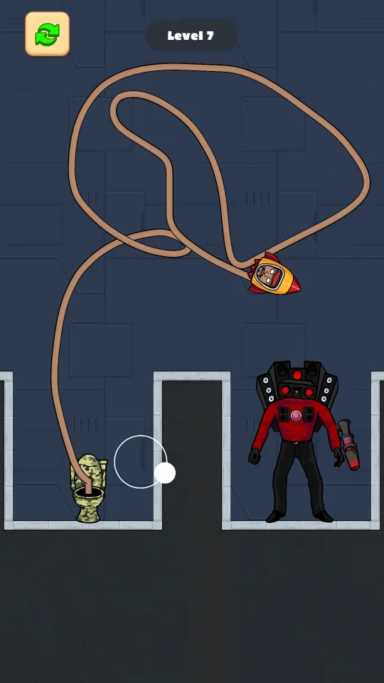 Skibidi Toilet Move Face Hyper Casual Trending Game — screenshot 5