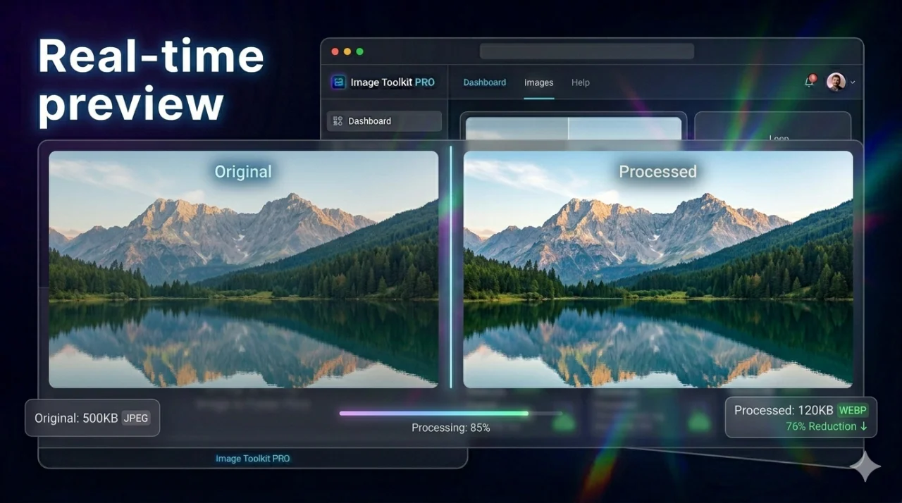 Image Toolkit Pro Compress, Convert & Resize Images (No Backend) — screenshot 4