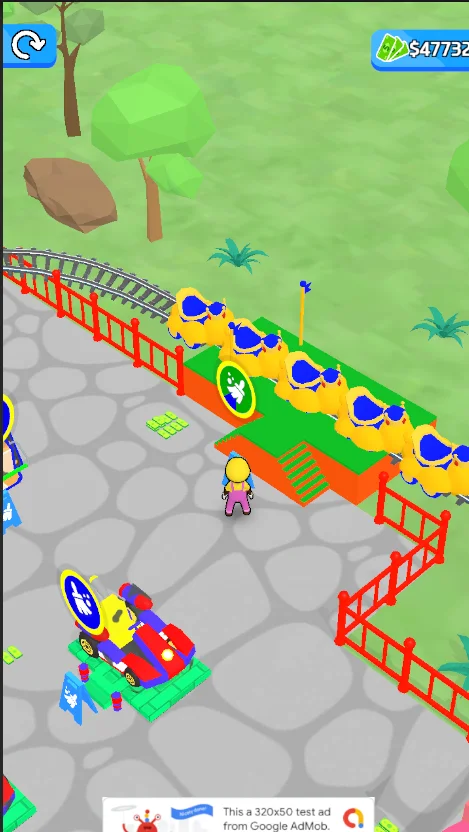 Awesome Park Idle Game 3D Unity Source Code — screenshot 8