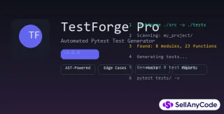 TestForge Pro AI-Assisted Pytest Unit Test Generator