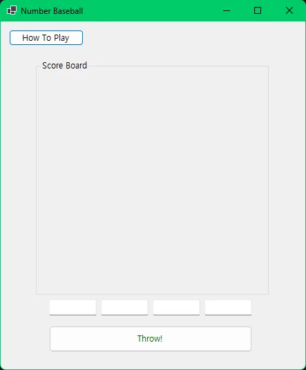 C# Number Baseball — screenshot 2