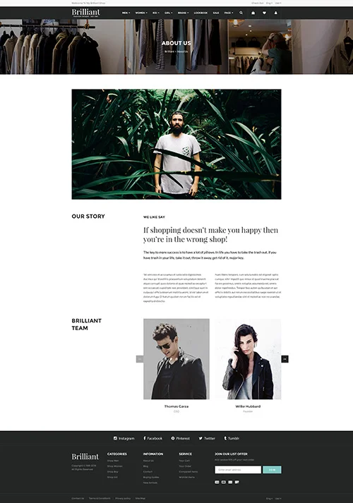Brilliant - Multi Store Responsive Shopify Theme v1.1.0 — screenshot 5