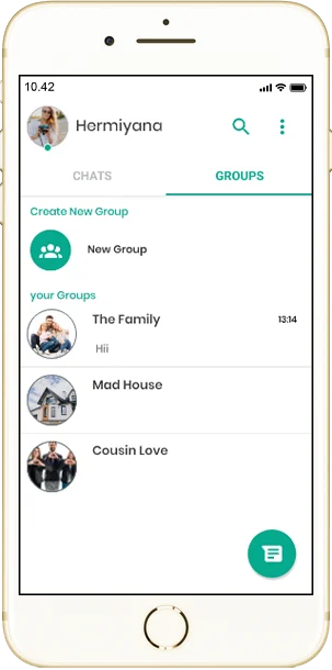 React Native Chat App — screenshot 1