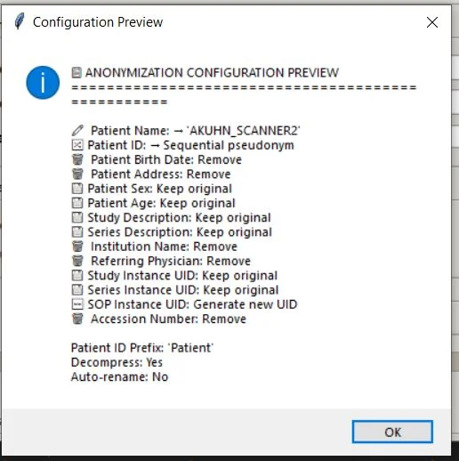 DICOM Anonymizer — screenshot 2