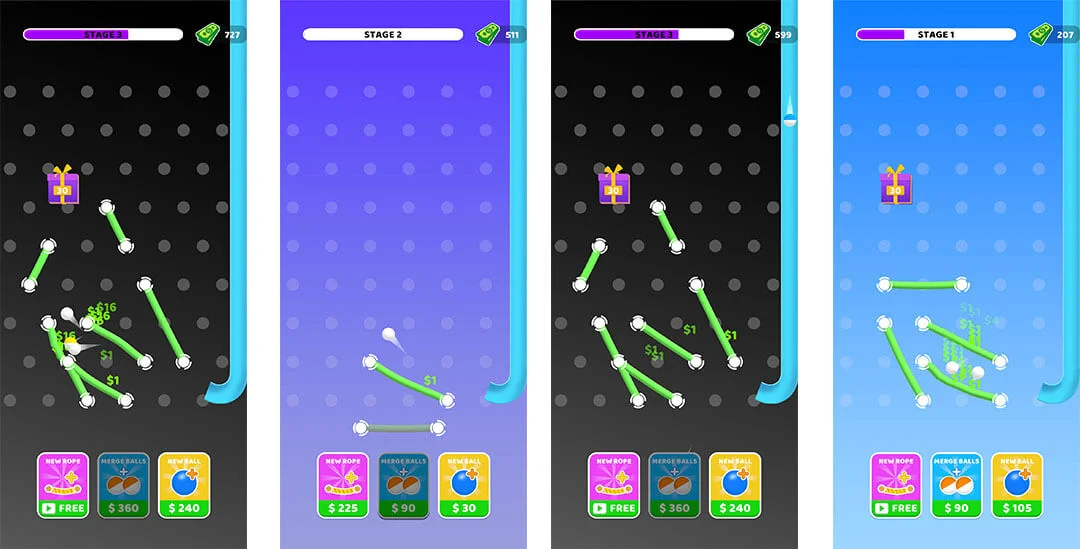 Balls and Rope - Unity Games — screenshot 2