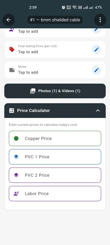 Manufacturing Dashboard & Ledger Auto-Build APK Template — screenshot 7